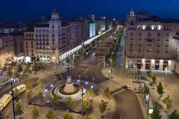 Apartamentos Plaza España Deluxe Zaragoza Exterior foto